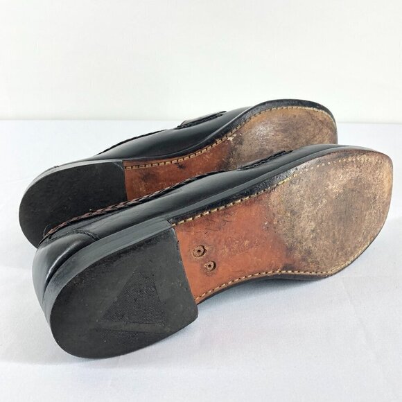 Allen Edmonds Black And Brown Maxfield Loafers Dress Shoes Size 10 D main image 5